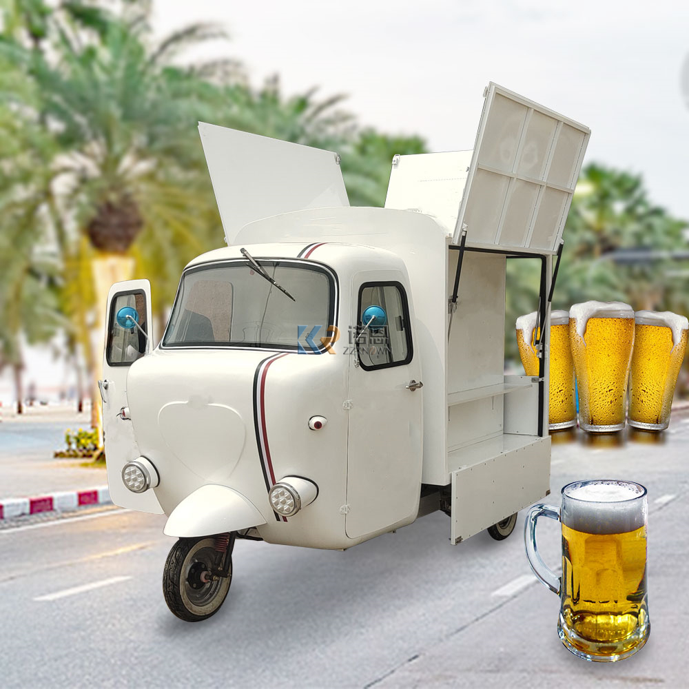 Food Truck With Snacks - 3-wiel Lambro Street mobiele fastfoodtruck voedselaanhangwagen