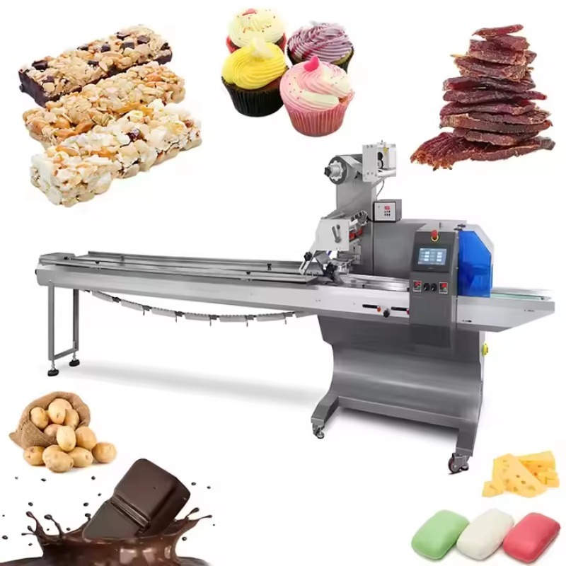 Food Snacks Packaging - Automatische verpakkingsmachine voor zachte katoenen snoepjes