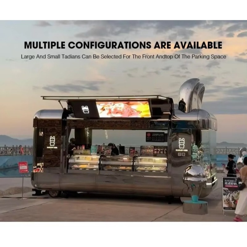 Food Snacks Catering - Volledig uitgeruste nieuwe mobiele foodtruck, foodkraam,