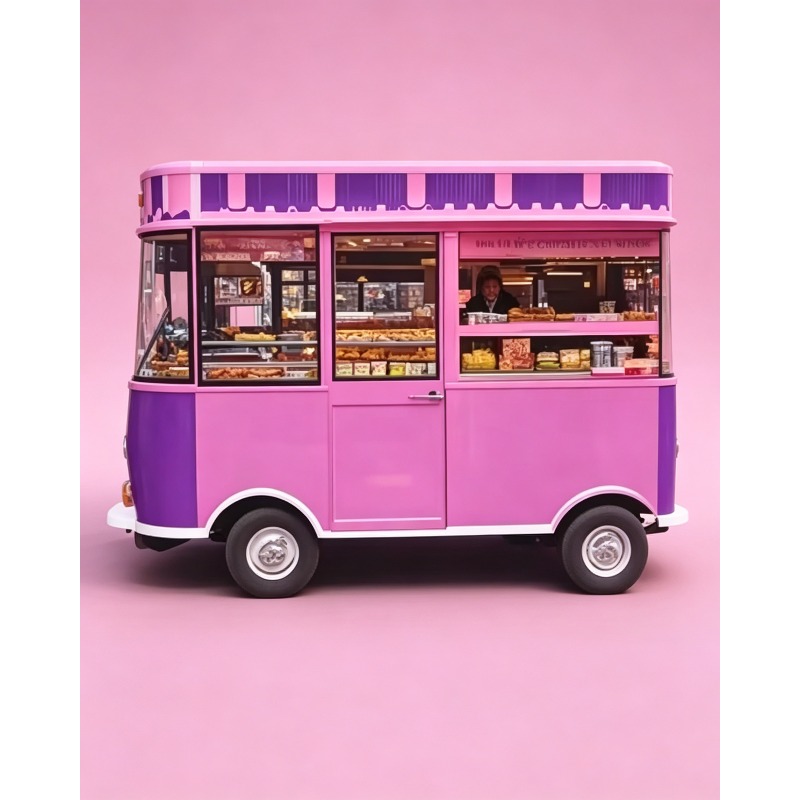 Food Truck With Snacks - Hoge kwaliteit foodtruck trailer machine multifunctionele