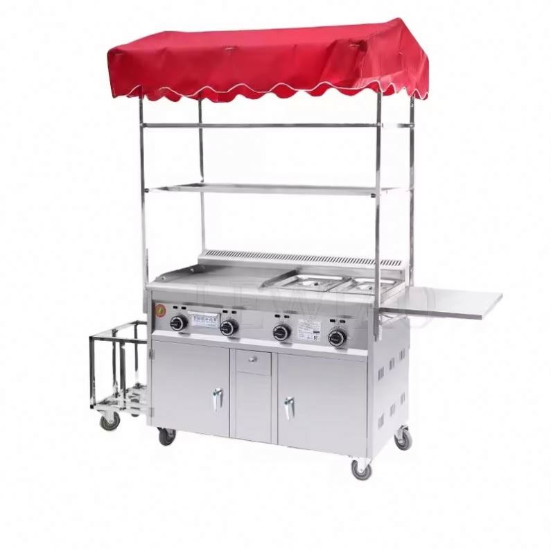 Mobiele foodtruck van roestvri - Food Snacks Catering recensie en prijs