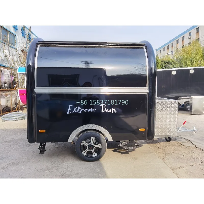 Kleine foodtrucktrailer zwart, - Food Snacks That Are Black recensie en prijs