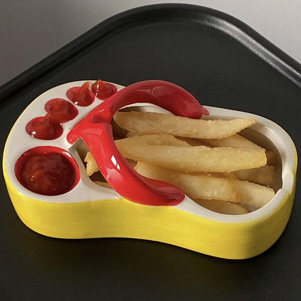 Nieuwe Frieten Plaat Creatieve - Food Snacks Restaurant recensie en prijs