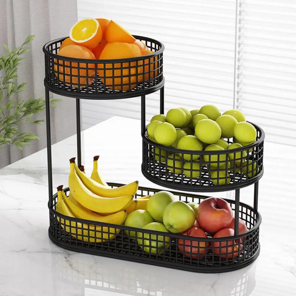 Drielaagse fruitmand Woonkamer - Food Snacks Drinks recensie en prijs