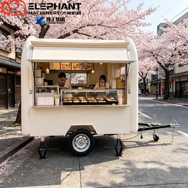 Straatverkoop ronde foodtraile - Food Snacks Catering recensie en prijs