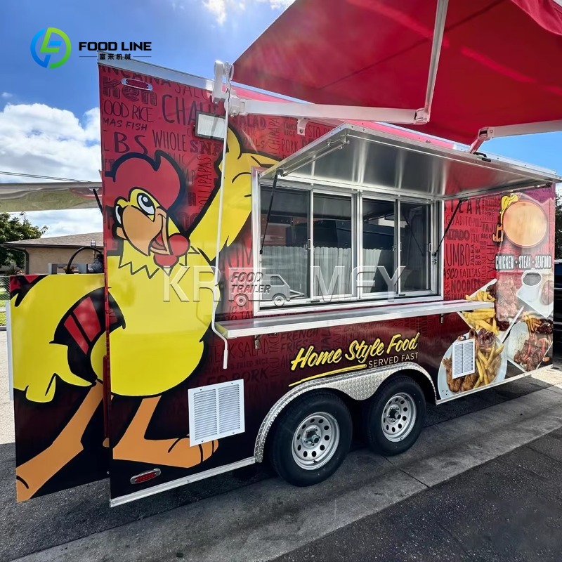 China Food Trailer Cart 4-wiel - Food Snacks Catering recensie en prijs