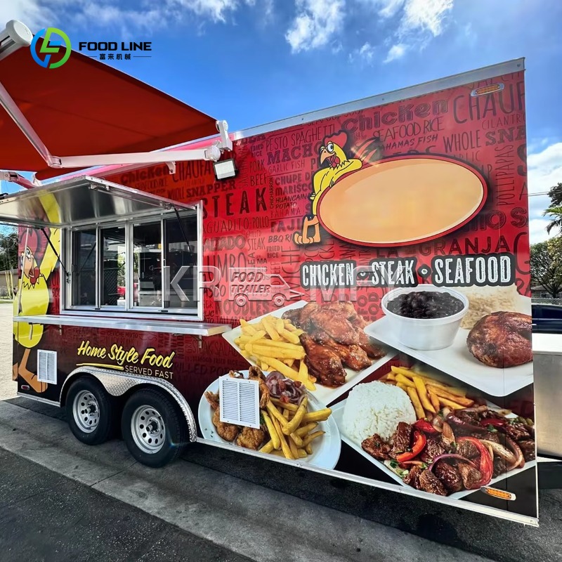 China Food Trailer Cart 4-wiel - Food Snacks Catering recensie en prijs