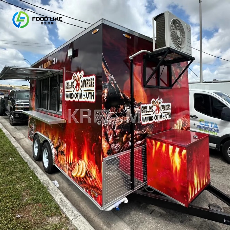 China Food Trailer Cart 4-wiel - Food Snacks Catering recensie en prijs