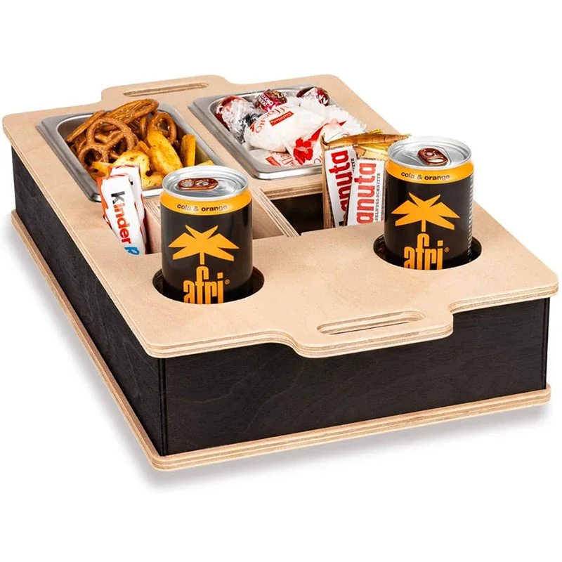 Rechthoek Bamboe Dienblad Desk - Food Snacks Drinks recensie en prijs