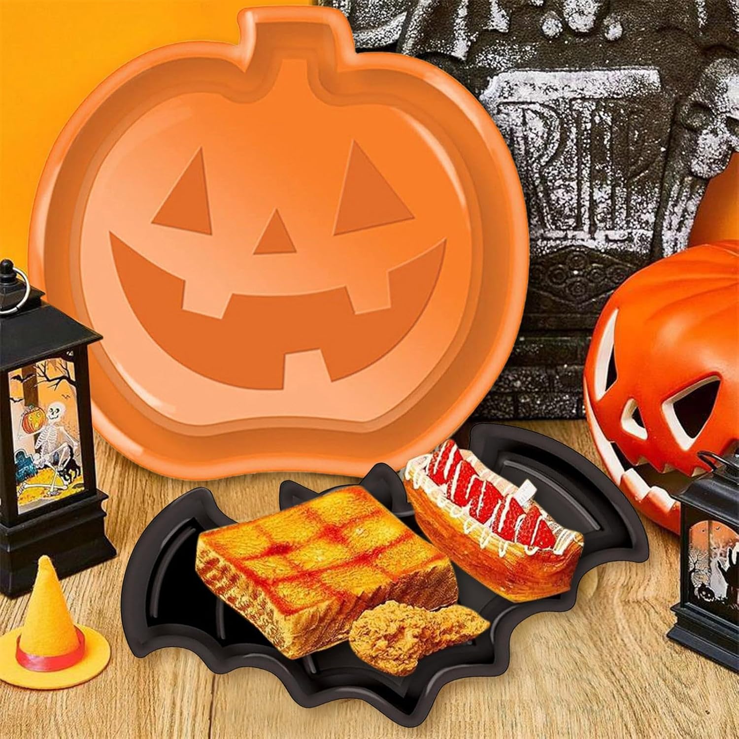 Herbruikbare Halloween-bordens - Food Snacks Candy recensie en prijs