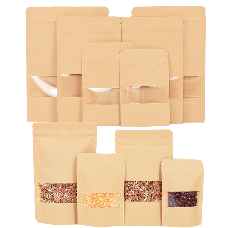 20/50 Stuks Kraftpapier Zip Lo - Food Snacks Wholesale recensie en prijs