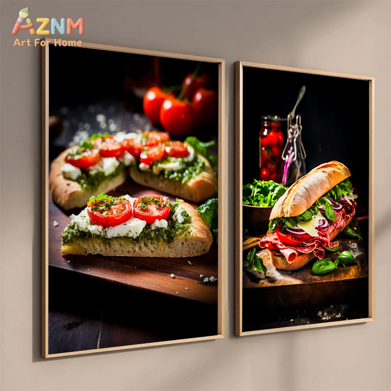 AZNM Gourmet Food Canvas Poste - Food Snacks Restaurant recensie en prijs