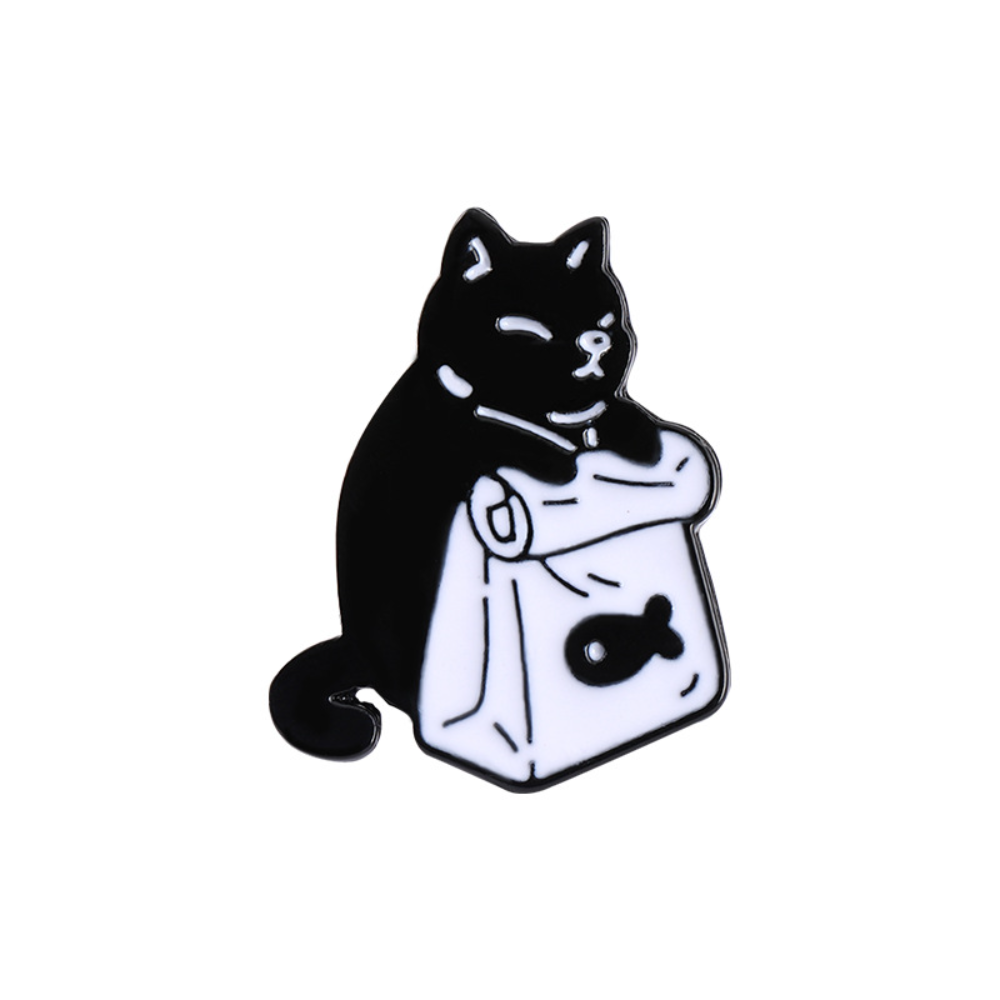 Leuke Zwart-witte Kat Dier Bad - Food Snacks That Are Black recensie en prijs