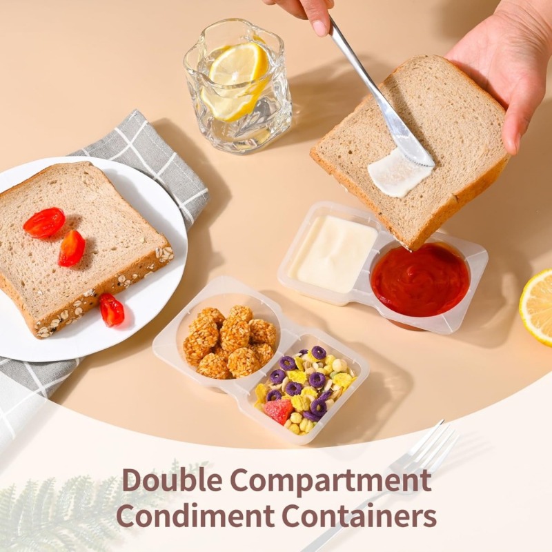 5/10/20/40PCS Dubbele Comparti - Food Snacks Wholesale recensie en prijs