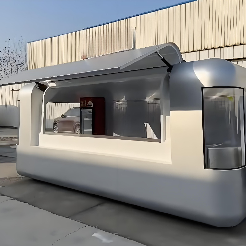 Ronde verplaatsbare foodtraile - Food Truck With Snacks recensie en prijs